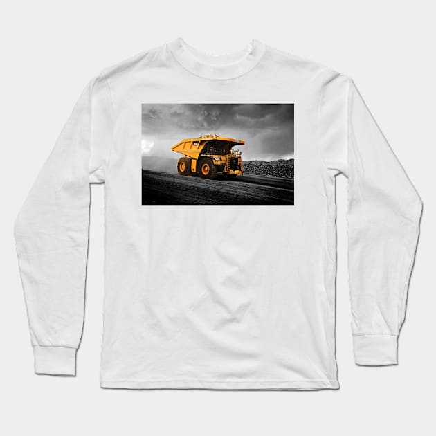 Dumper Cat Long Sleeve T-Shirt by GalartCreations